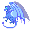 Dragon bleu